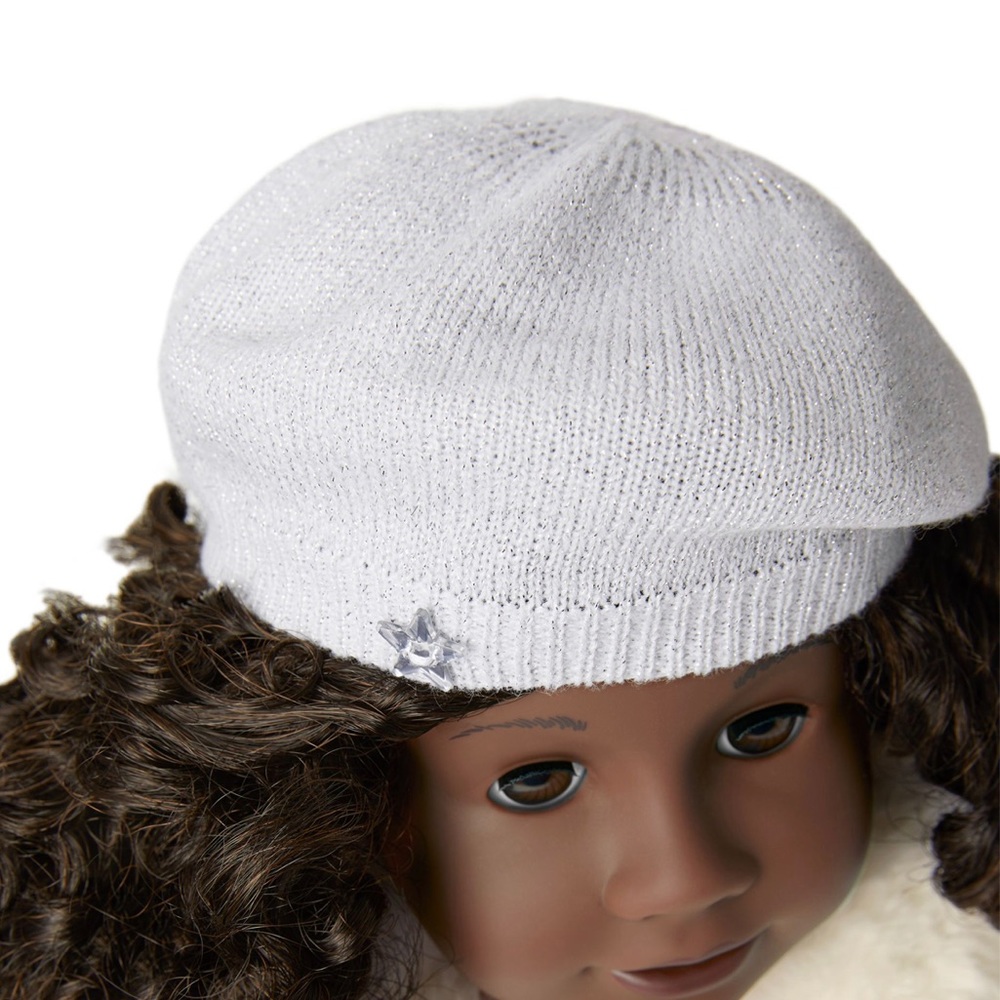 American Girl Sparkle Bright Beret for 18” Dolls Snow Fancy Collection